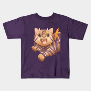 Devil cat Kids T-Shirt